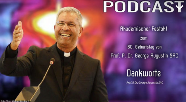 Dankworte - Prof. P. Dr. George Augustin SAC